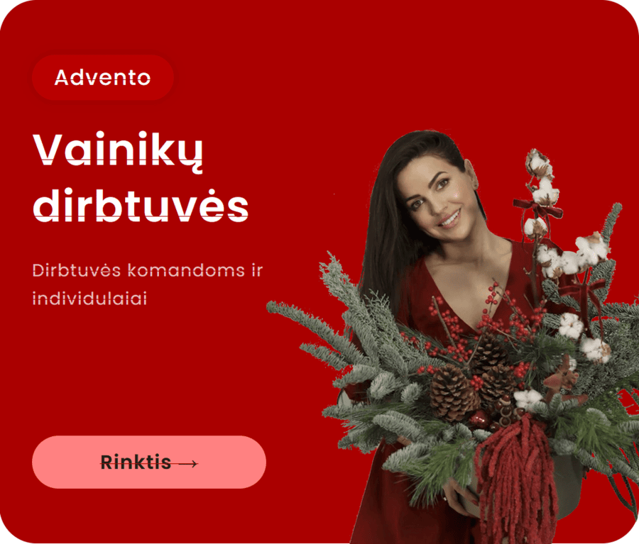 kalediniu vainiku dirbtuves vilniuje inflowers
